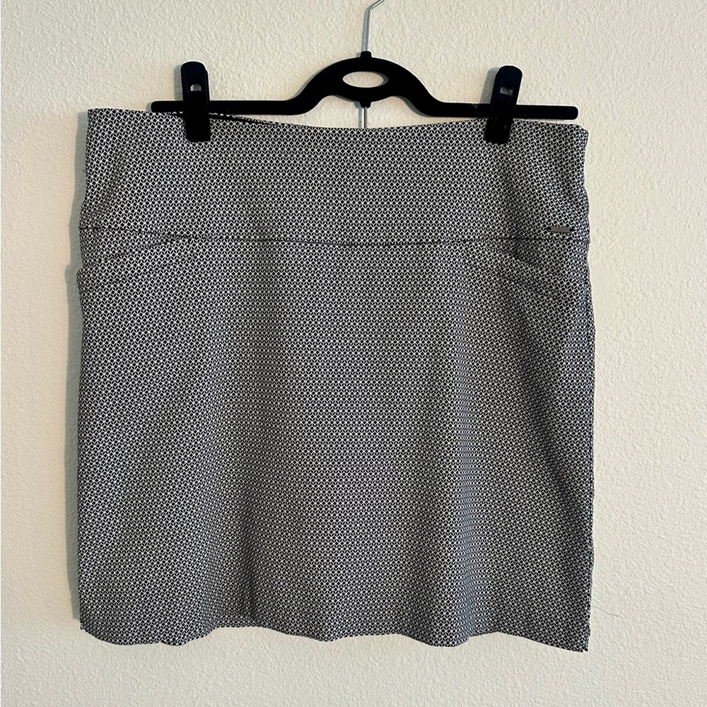 S.C. & Co Skort XXL Black Geo Print Golf Tennis Pickleball Active‎ Skirt Stretch